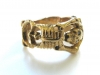 A Gold Skeleton Ring-5